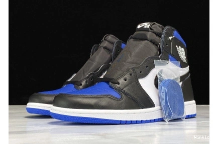 HIGH AIR 555088-041‎ BLACK - 1 JORDAN GAME RETRO ROYAL 1019